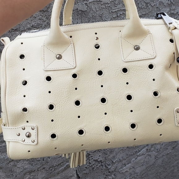 Marc Jacobs Pale Yellow Leather‎ Bridgette Satchel Bag - Picture 6 of 14